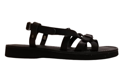 【Organic handloom GAYA ブラック】クロスストラップサンダル